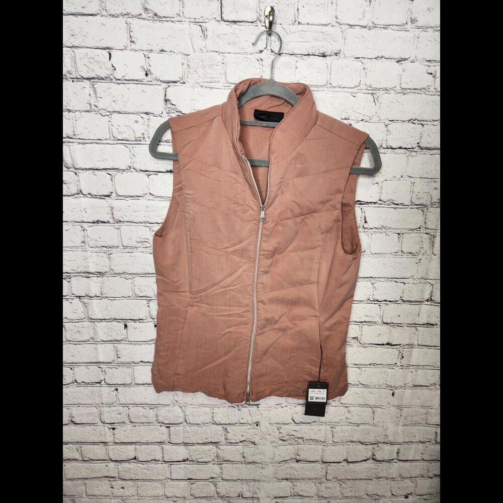 KJUS Maven Lightweight Insulated Spring Golf/Ski Vest Clay NWT Size 38 US 8 $269
